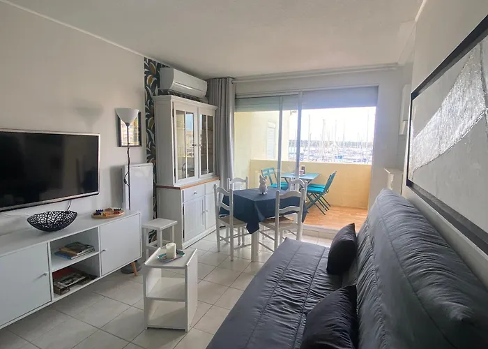 Port Leucate: T2 Alcove Climatise, 6 Pers, Parking, Animaux Bienvenus - Fr-1-798-11