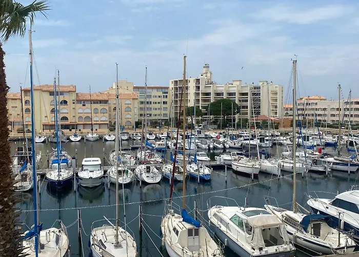 Port Leucate: T2 Alcove Climatise, 6 Pers, Parking, Animaux Bienvenus - Fr-1-798-11 Apartamento